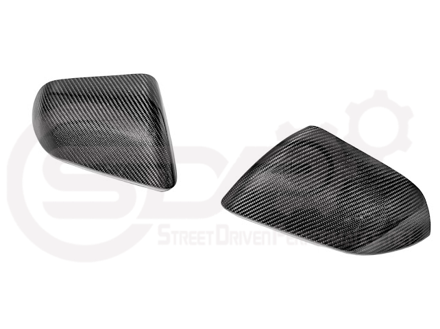 2015-2023 FORD MUSTANG W/ SIGNAL LIGHT | CARBON FIBER SIDE MIRROR CAP COVER PAIR